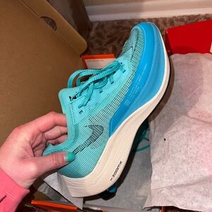 Nike ZoomX 2% Turquoise Running Shoes